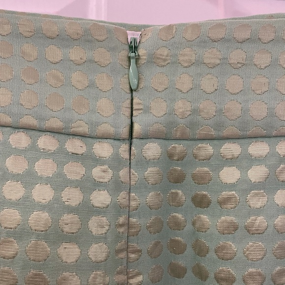 J crew pencil green dot skirt size 2 - Picture 4 of 6